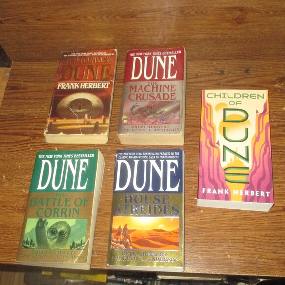 Mixed Lot of Dune Paperback books (Ace / TOR Books ) Frank Herbert Brian Herbert - Picture 2 of 5
